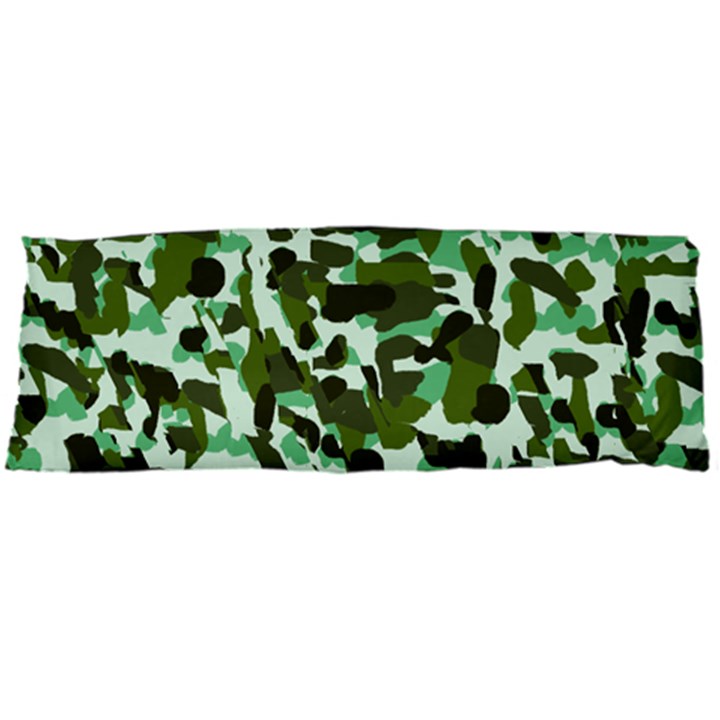 Green Camo Body Pillow Case Dakimakura (Two Sides)