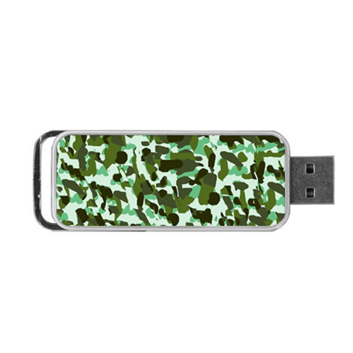 Green Camo Portable USB Flash (Two Sides)