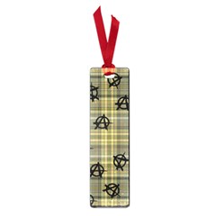 Yellow Plaid Anarchy Small Book Marks