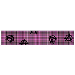 Pink  Plaid Anarchy Small Flano Scarf