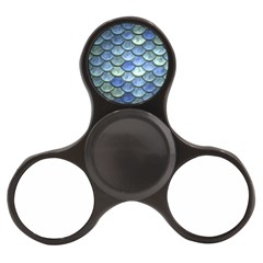 Blue Mermaid Scale Finger Spinner by snowwhitegirl