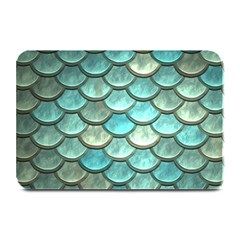 Aqua Mermaid Scale Plate Mats