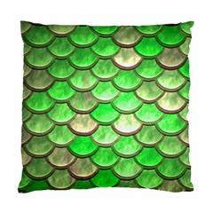 Green Mermaid Scale Standard Cushion Case (one Side)