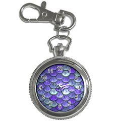 Blue Purple Mermaid Scale Key Chain Watches by snowwhitegirl