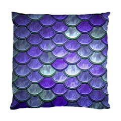 Blue Purple Mermaid Scale Standard Cushion Case (one Side)