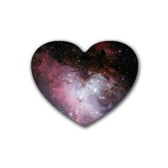 Nebula Rubber Coaster (heart) 