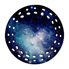 Nebula Blue Ornament (round Filigree) by snowwhitegirl