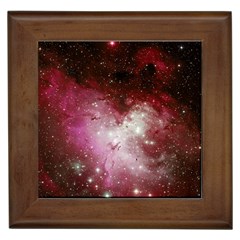 Nebula Red Framed Tiles