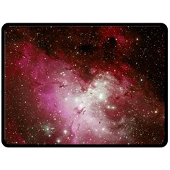 Nebula Red Fleece Blanket (large) 