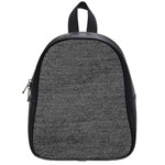 Black Denim School Bag (Small) Front