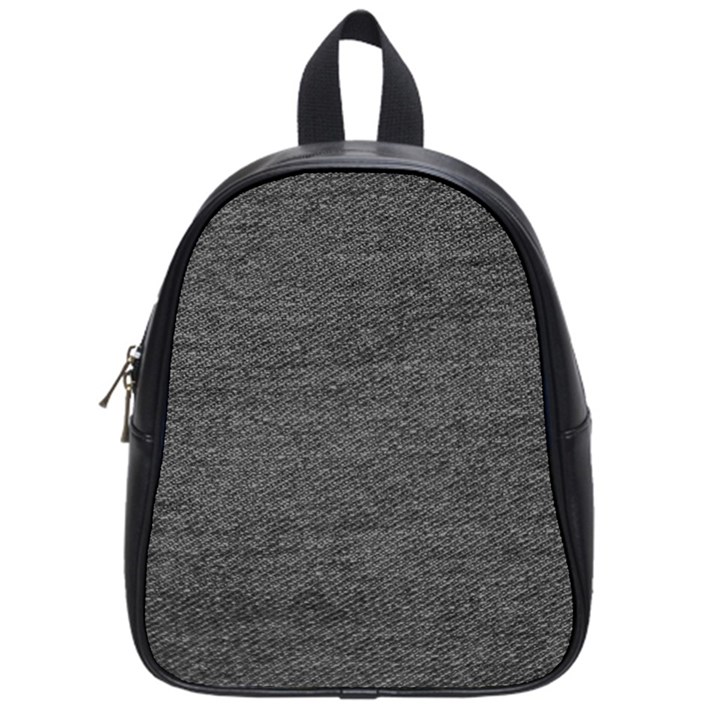 Black Denim School Bag (Small)