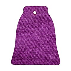 Purple Denim Ornament (bell)