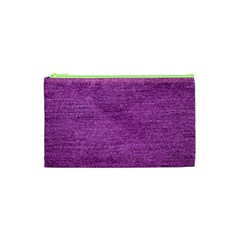 Purple Denim Cosmetic Bag (xs) by snowwhitegirl
