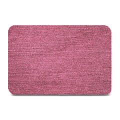 Pink  Denim Plate Mats