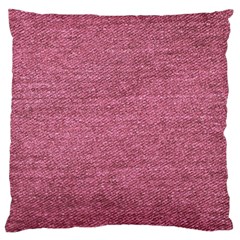 Pink  Denim Standard Flano Cushion Case (one Side)