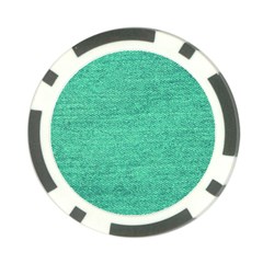 Green Denim Poker Chip Card Guard (10 Pack) by snowwhitegirl