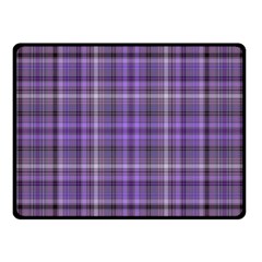 Purple  Plaid Fleece Blanket (small)