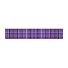 Purple  Plaid Flano Scarf (Mini)
