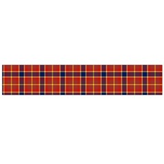 Red Yellow Plaid Large Flano Scarf 