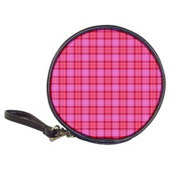 Valentine Pink Red Plaid Classic 20-cd Wallets