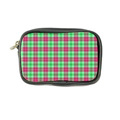 Pink Green Plaid Coin Purse by snowwhitegirl