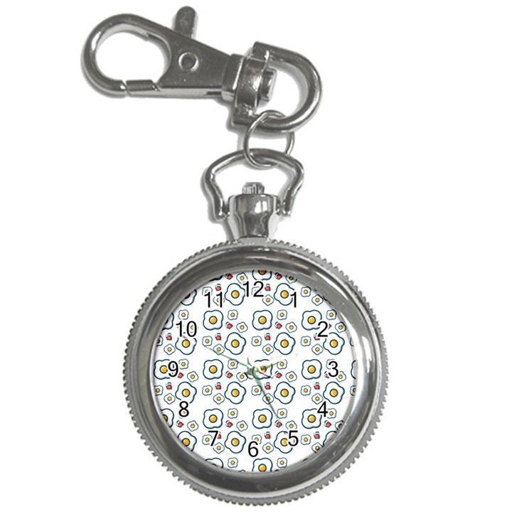 Eggs White Key Chain Watches