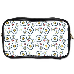 Eggs White Toiletries Bag (one Side)