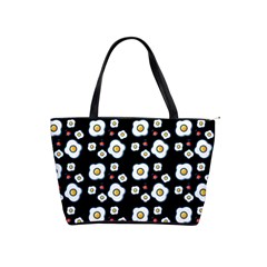 Eggs Black Classic Shoulder Handbag