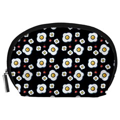 Eggs Black Accessory Pouch (large)