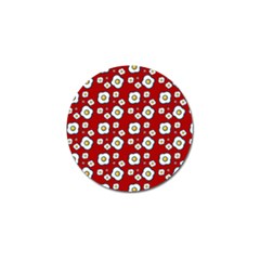 Eggs Red Golf Ball Marker (4 Pack)