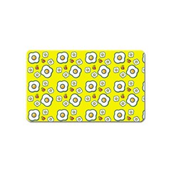 Eggs Yellow Magnet (name Card) by snowwhitegirl