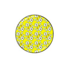 Eggs Yellow Hat Clip Ball Marker (4 Pack) by snowwhitegirl