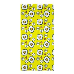 Eggs Yellow Shower Curtain 36  X 72  (stall)  by snowwhitegirl