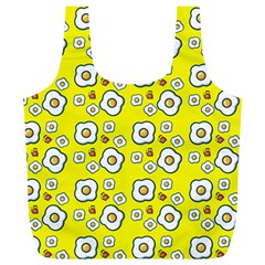 Eggs Yellow Full Print Recycle Bag (xl)