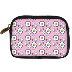 Eggs Pink Digital Camera Leather Case by snowwhitegirl