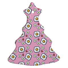 Eggs Pink Christmas Tree Ornament (two Sides)