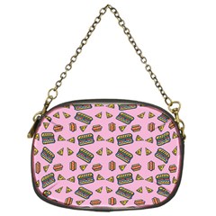 Fast Food Pink Chain Purse (one Side)