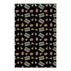 Fast Food Black Shower Curtain 48  X 72  (small) 