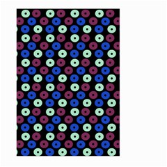 Eye Dots Blue Magenta Large Garden Flag (two Sides)