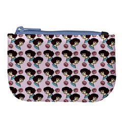 Redhead Girl Pink Large Coin Purse by snowwhitegirl