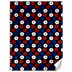 Eye Dots Red Blue Canvas 36  X 48  