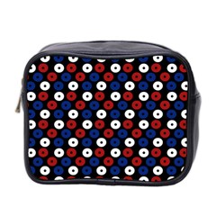 Eye Dots Red Blue Mini Toiletries Bag (two Sides) by snowwhitegirl