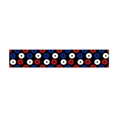 Eye Dots Red Blue Flano Scarf (mini) by snowwhitegirl