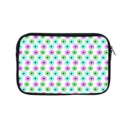 Eye Dots Green Violet Apple Macbook Pro 13  Zipper Case by snowwhitegirl