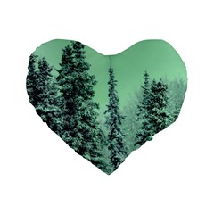 Winter Trees Standard 16  Premium Heart Shape Cushions