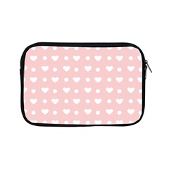 Hearts Dots Pink Apple Ipad Mini Zipper Cases by snowwhitegirl