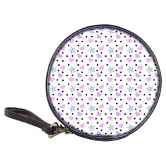 Hearts And Star Dot White Classic 20-cd Wallets by snowwhitegirl