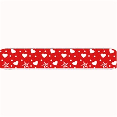 Hearts And Star Dot Red Small Bar Mats