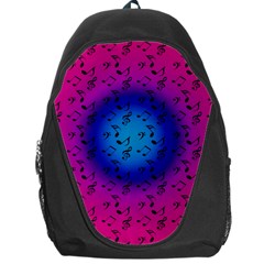 Pink Music Blue  Moon Backpack Bag