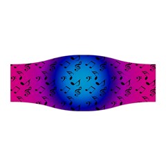 Pink Music Blue  Moon Stretchable Headband by snowwhitegirl